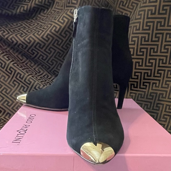 CARLO PAZOLINI Suede Bootie Sz 38-1/2 - Picture 4 of 6